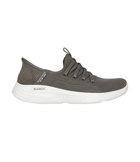 Womens/ladies Sport Ballet Chic Relaxed Fit Trainers Olive Skechers