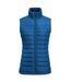 Womens/ladies Arches Padded Bust Gilet Blue James Harvest-1