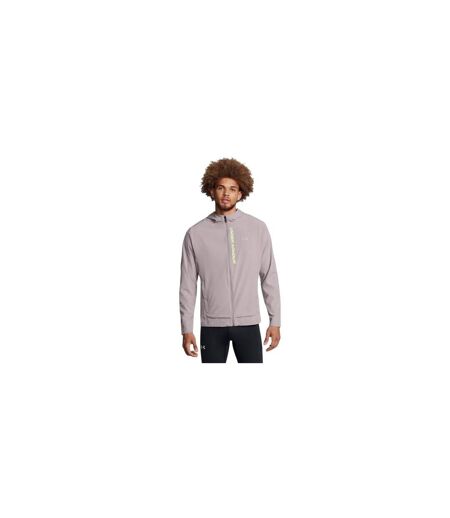 Veste À Capuche Outrun Homme Blanc Cassé Under Armour