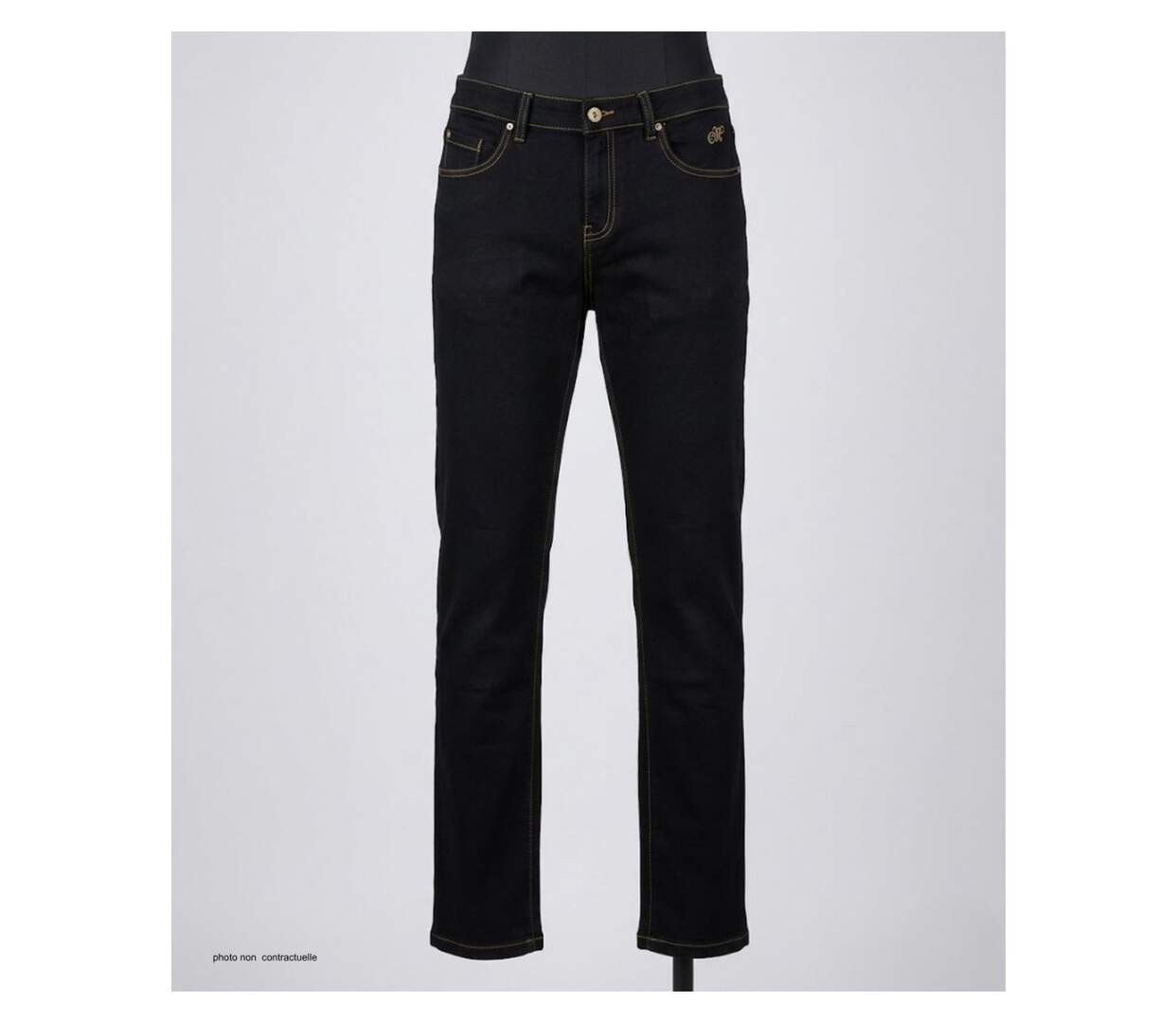 MAYFLOWER CLAUDIA1BV : Pantalon femme Ultra Stretch Noir pour un confort absolu-3