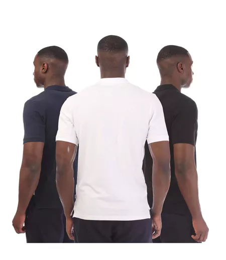 Polos Basic Homme Blanc Noir Bleu Marine Jack And Jones