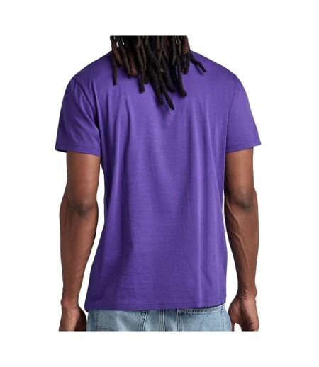 T-shirt violet homme g-star raw d22776