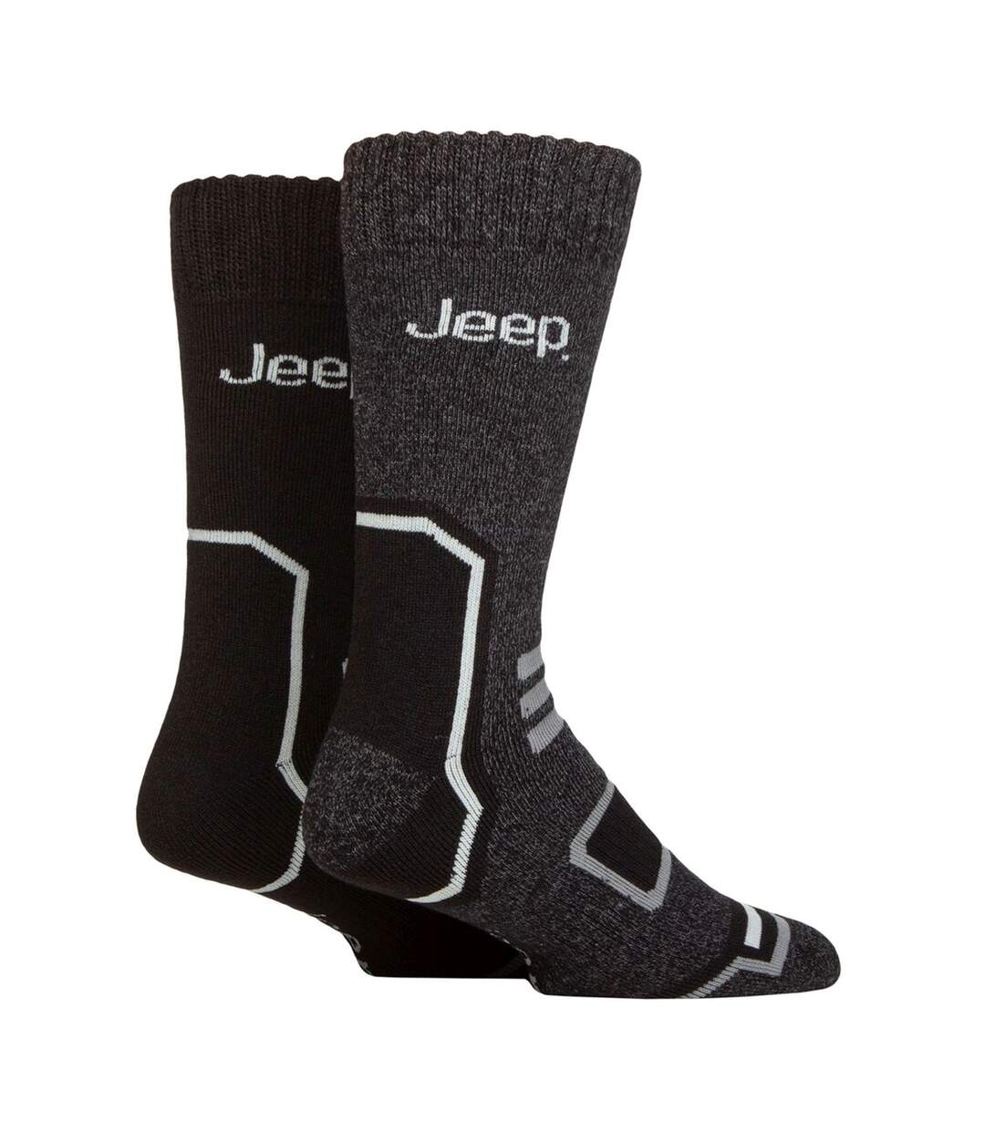 Men's 2 Pack Tech Thermal Boot Socks | Chunky Winter Performance Socks-3