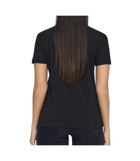 T-shirt noir femme jdy life