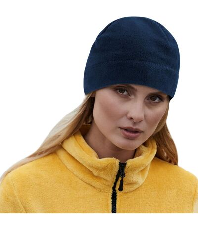 Unisex Adult Fleece Recycled Beanie French Navy Beechfield