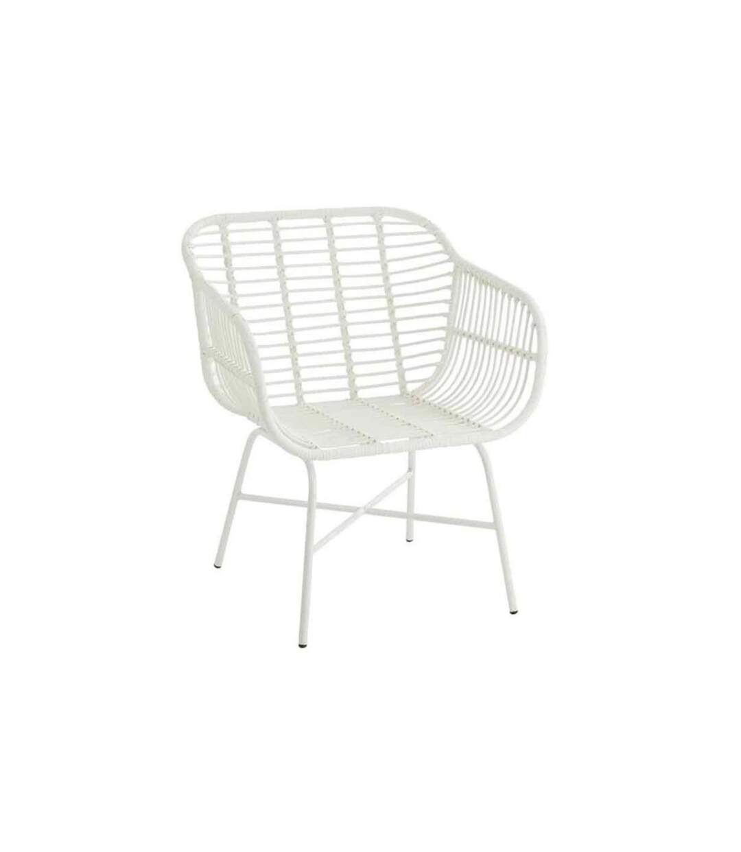 Chaise de Jardin Design Celeste 82cm Blanc-1