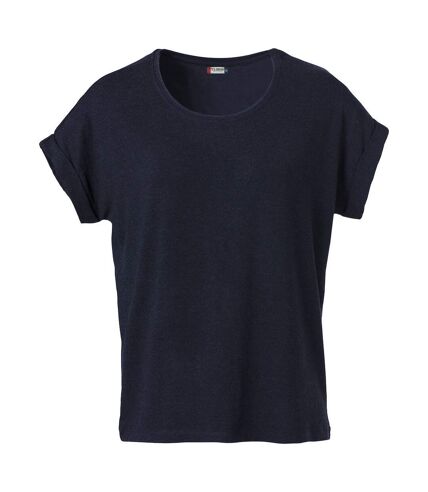 Clique - T-shirt KATY - Femme (Bleu marine foncé) - UTUB468