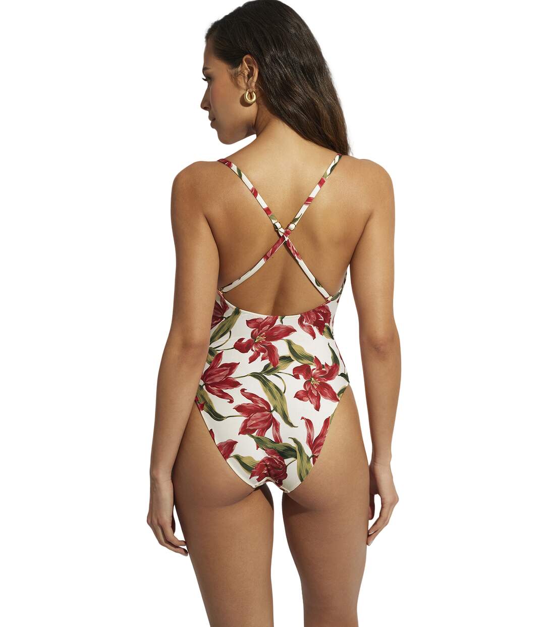 Maillot de bain une pièce triangle préformé Bahamas Selmark Mare-2