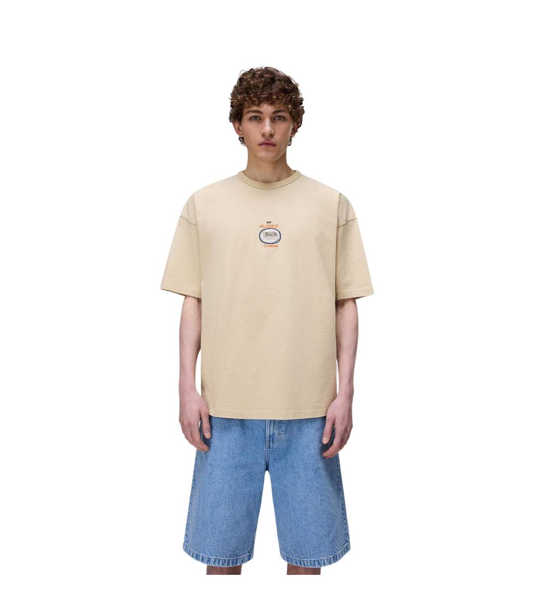 T-shirt Krous Homme Beige Napapijri-4