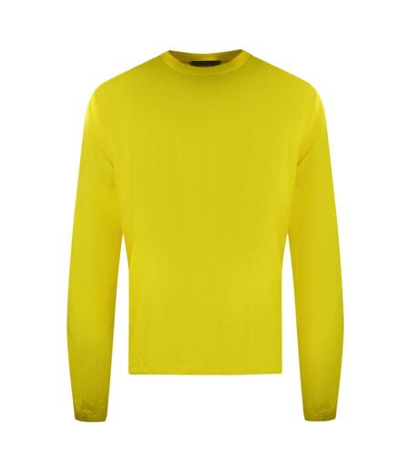 Unisex Adult Logo Back Print Long-sleeved T-shirt Yellow DSquared2