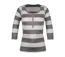 MAYFLOWER DOMINGO1 - Tee-shirt manches 3/4 beige en pur coton avec col boutonné-5
