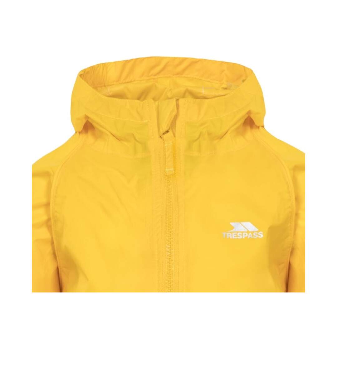 Combinaison de pluie button bébé jaune Trespass-3