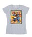 Disney - T-shirt BIG HERO BAYMAX FRED NEWSPAPER - Femme (Gris chiné) - UTBI13108-1
