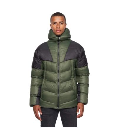 Doudoune matelassée raymax homme olive foncée / noir Duck and Cover