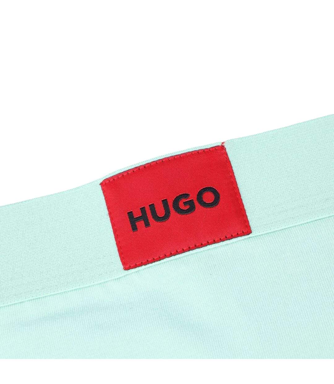 Womens/ladies Logo Label Briefs Green Red Hugo-2