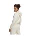Sweat À Capuche Motif/style Lettrage Femme Beige Adidas-2