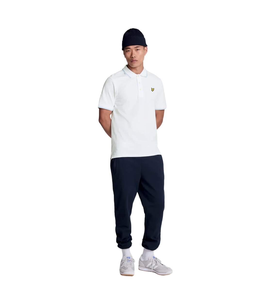 Polo homme blanc / bleu clair Lyle & Scott Lyle & Scott