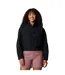 Womens/ladies Paracutie Plain Nylon Windbreaker Black Columbia-2