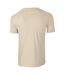 Gildan Mens Short Sleeve Soft-Style T-Shirt (Sand)