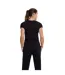 Womens/ladies Logo T-shirt Black Canterbury-3