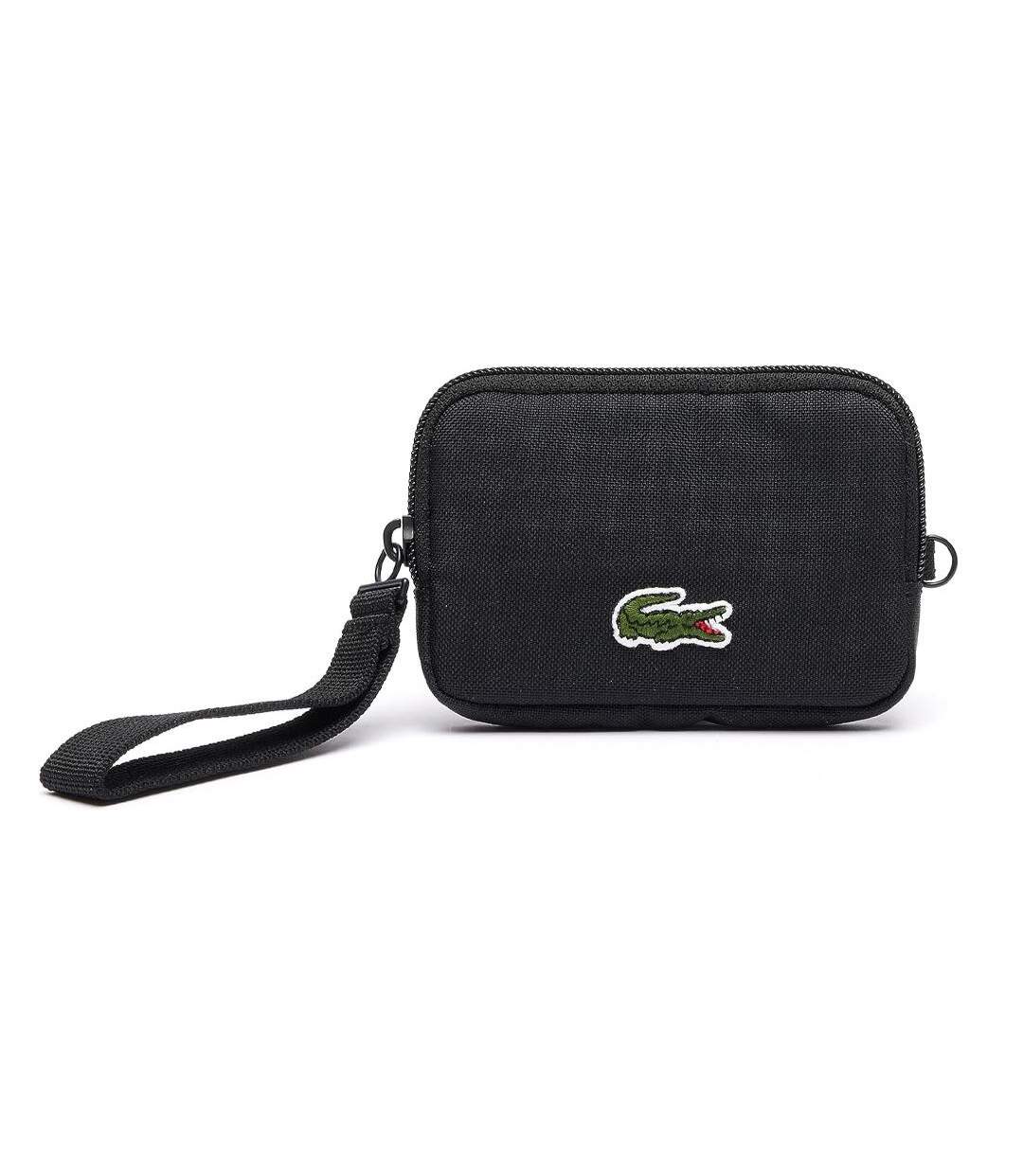 Portefeuilles noir homme lacoste zip wallet-1