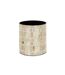 Cache-Pot Imprimé Design Delta 15cm Beige-1