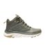 Chaussures Montantes De Marche Derino Femme Kaki Foncé Kaki Désert Regatta-1
