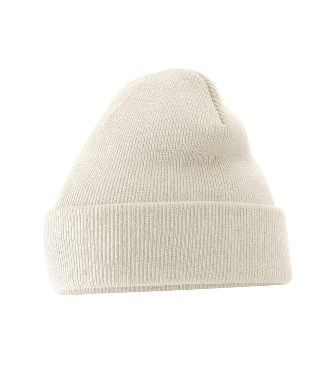 Bonnet Motif/style Uni Original Adulte Amande Beechfield-1