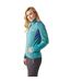 Regatta Womens/Ladies Lindalla V Marl Full Zip Fleece Jacket (Bristol Blue/Dusty Denim) - UTRG8846
