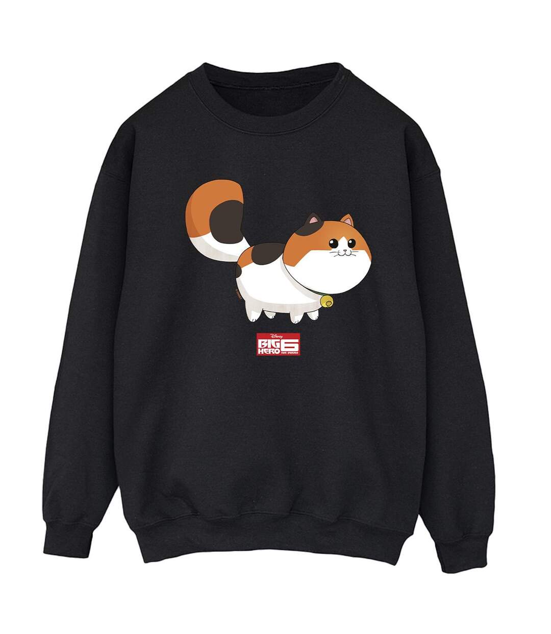Disney - Sweat BIG HERO BAYMAX KITTEN POSE - Femme (Noir) - UTBI11853-1