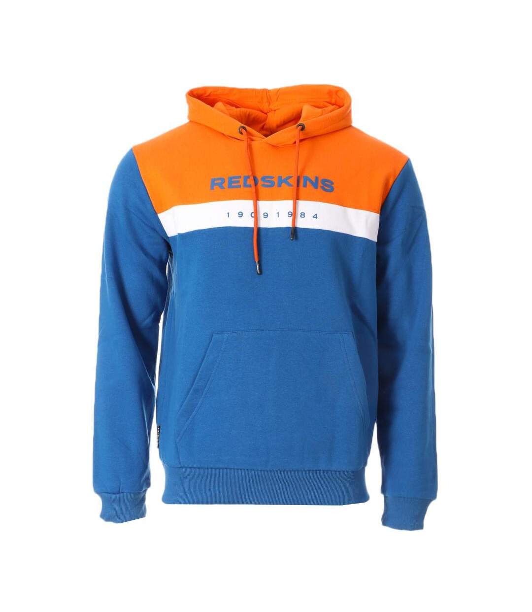 Sweat à Capuche Bleu/Orange Homme Redskins Berguson - 3XL