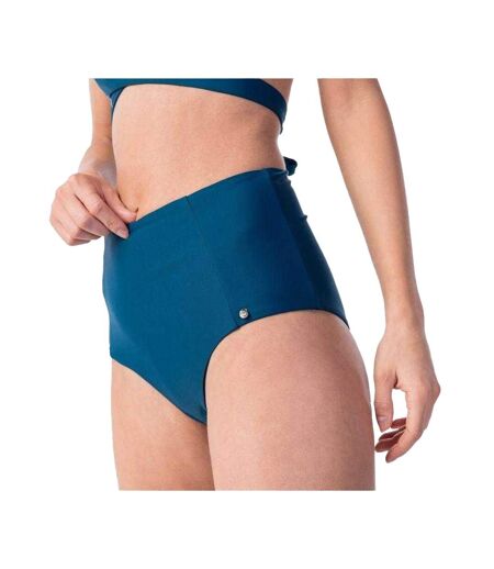 Bas De Maillot De Bain Motif/style Uni Palima Femme Bleu Marin Aquawave