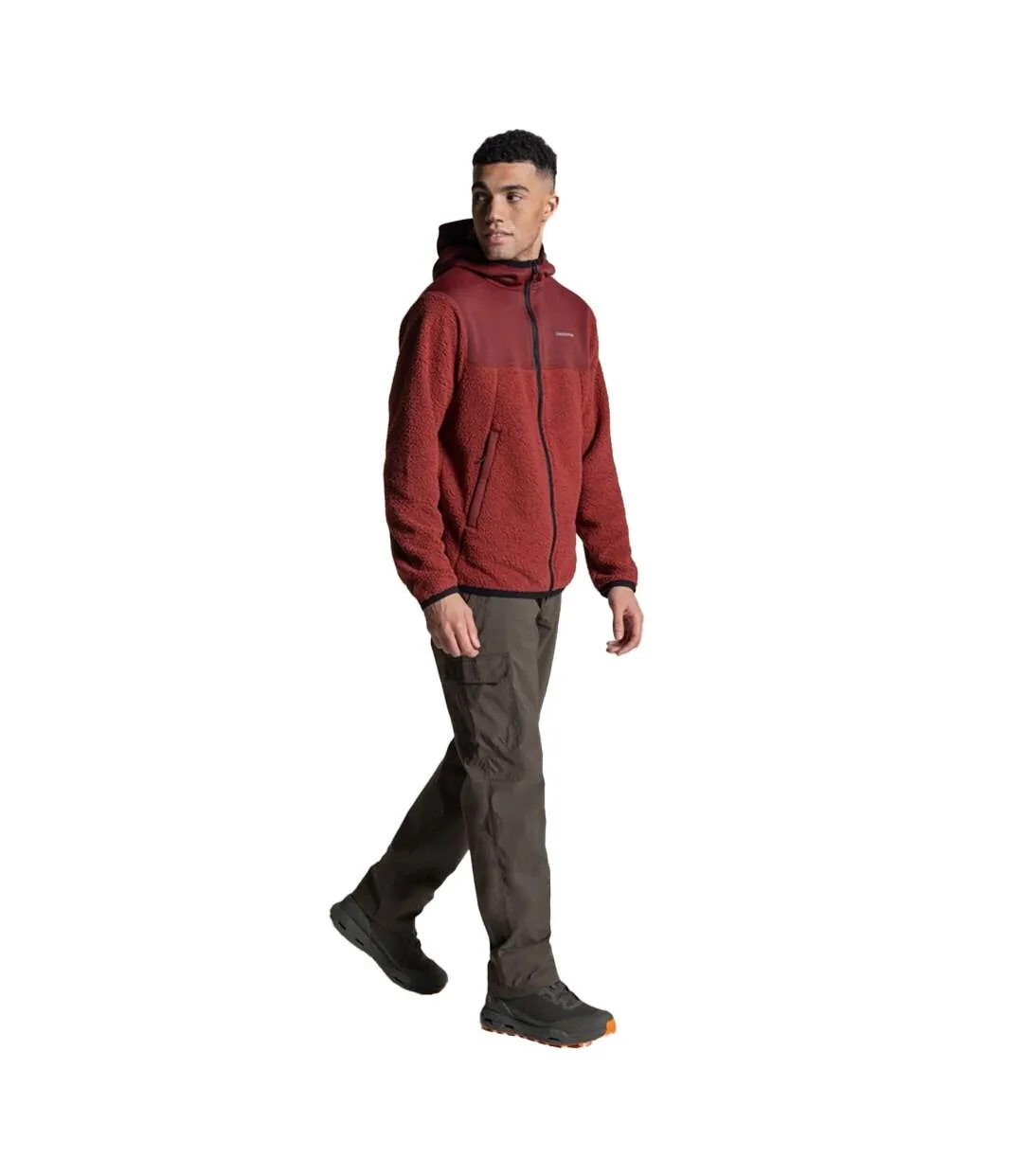 Veste À Capuche Telesto Homme Marron Brûlé Craghoppers-4