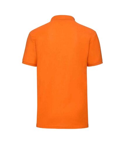 Polo 65/35 homme orange Fruit of the Loom Fruit of the Loom