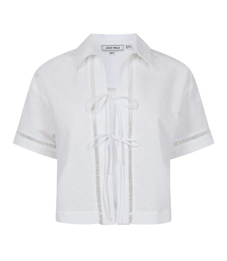 Chemise Motif/style Broderie Femme Blanc Vif Jack Wills