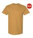 Lot De 5  T-shirts Manches Courtes Hommes Jaune Foncé Gildan-1