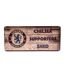 Chelsea FC - Plaque SUPPORTERS SHED (Marron) (Taille unique) - UTTA10222