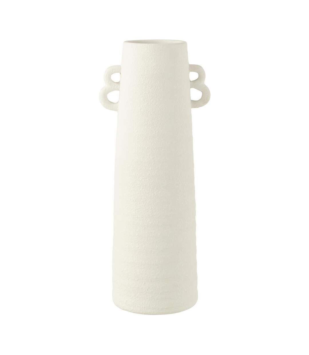 Vase Conique avec Anses Russel 55cm Blanc-1
