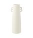 Vase Conique avec Anses Russel 55cm Blanc-1
