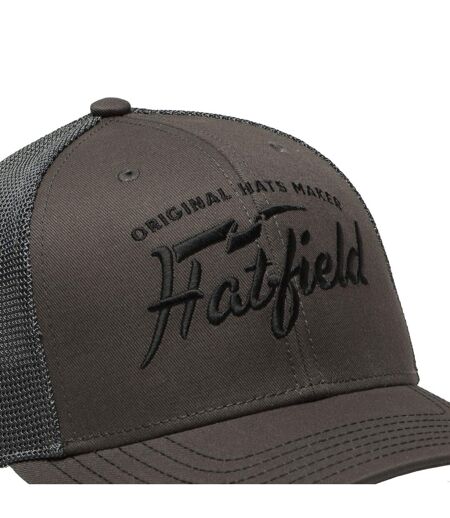 Casquette trucker avec filet semi curved avec broderie Grey Matter Hatfield