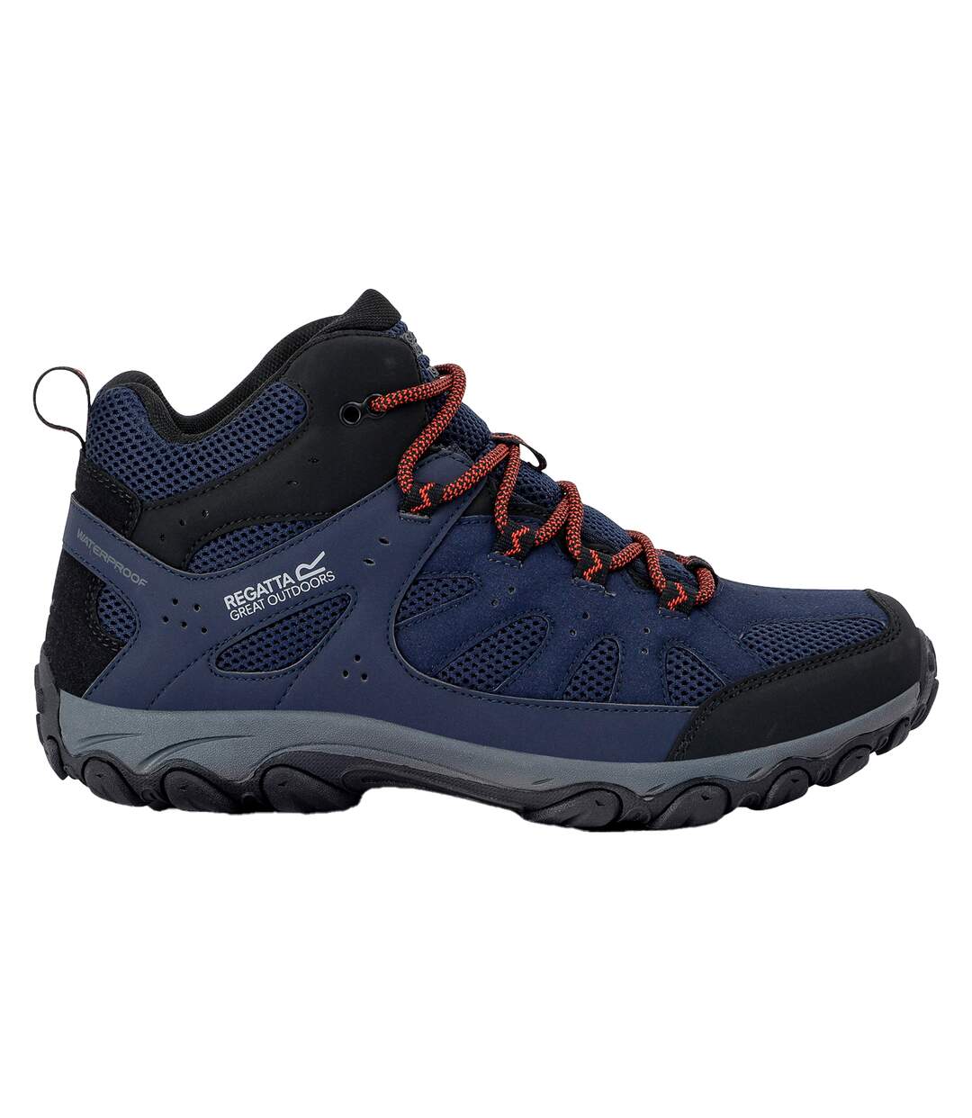 Chaussures De Marche Edgepoint Homme Bleu Marine Terre Cuite Regatta-4