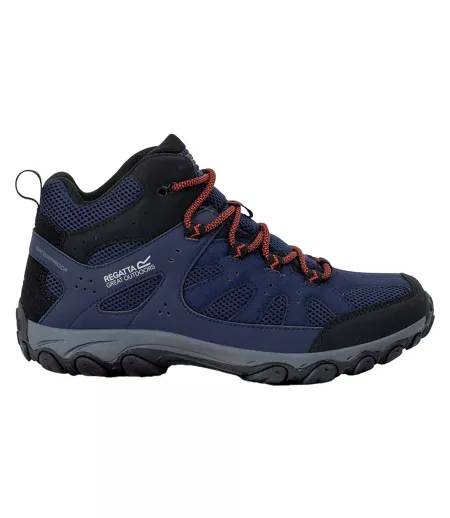 Chaussures De Marche Edgepoint Homme Bleu Marine Terre Cuite Regatta