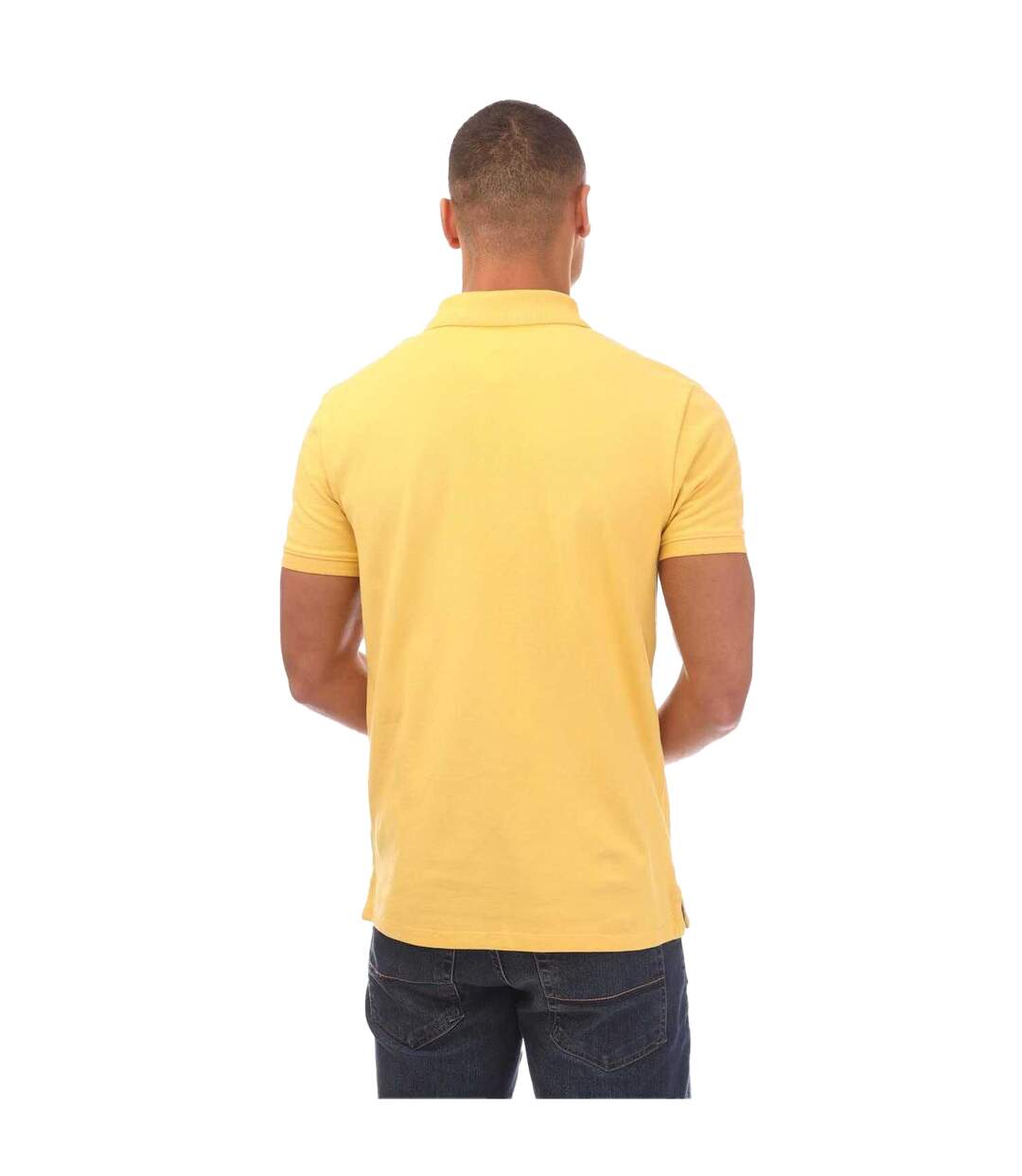 Polo Manches Courtes Oyster River Homme Jaune Timberland-3