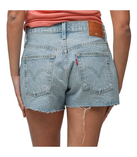 Short original femme bleu clair Levis