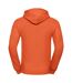 Sweat à capuche homme orange Russell