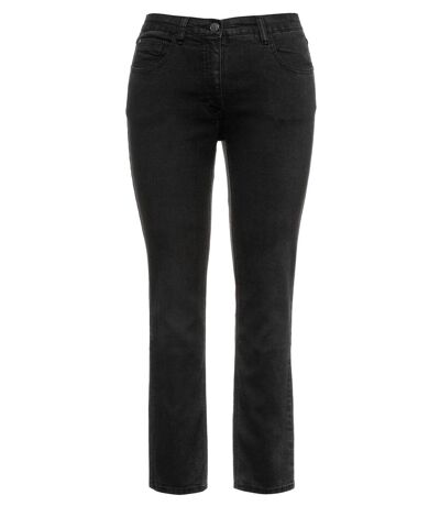 ULLA POPKEN Jeans Sarah Skinny 5 poches stretch jambe étroite noir