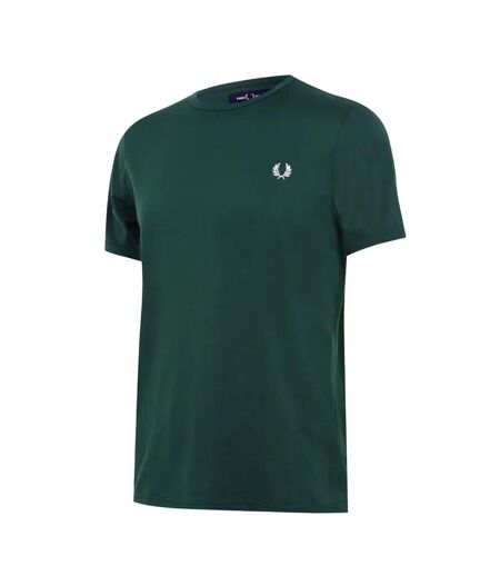 T-shirt Ringer Homme Vert Fred Perry