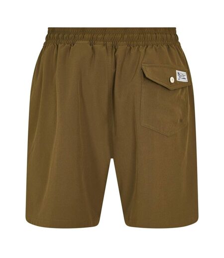 Short De Bain Traveller Homme Kaki Ralph Lauren