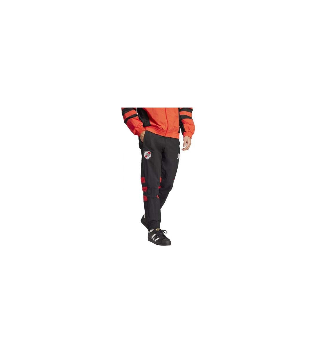 Pantalon De Survêtement Motif/style Club Atlético River Plate Homme Noir Adidas-1