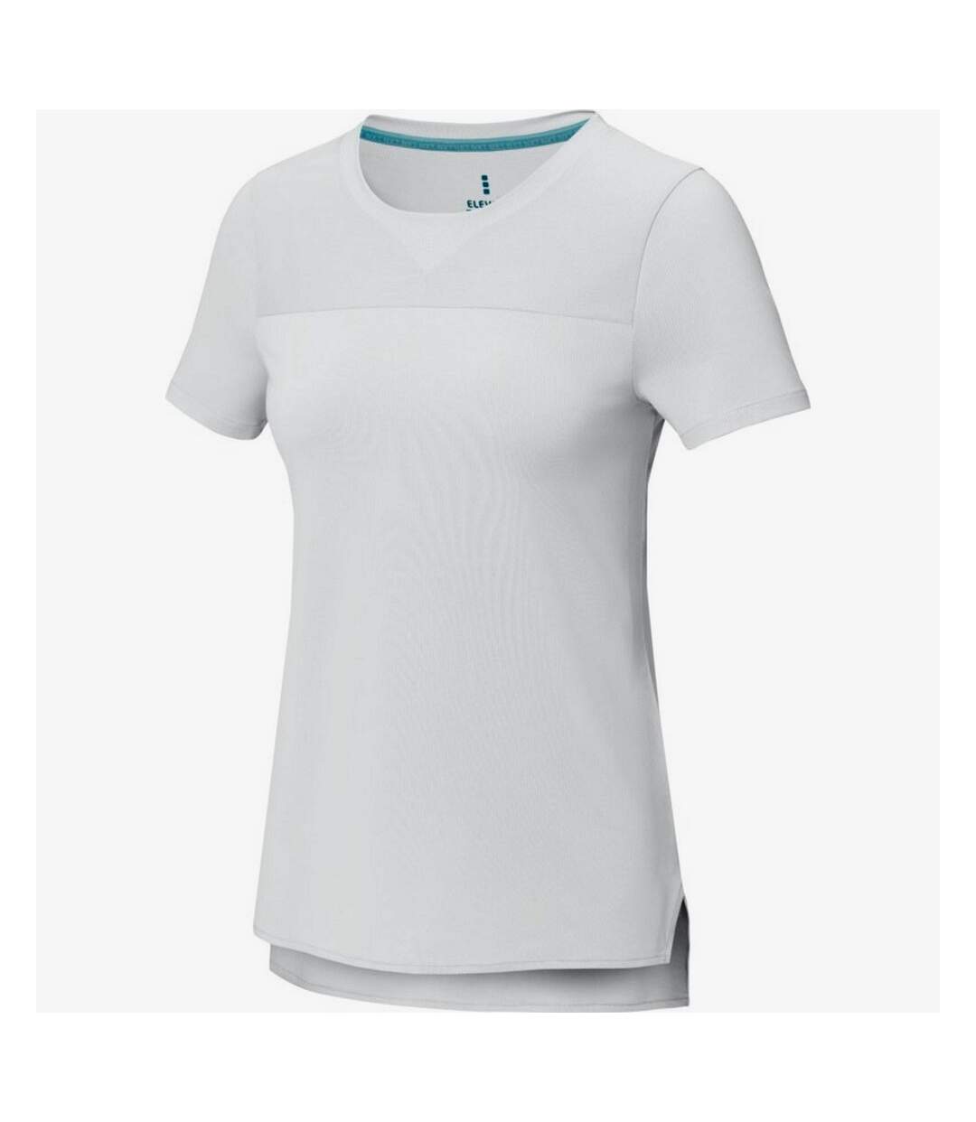 Womens/ladies borax recycled cool fit t-shirt white Elevate NXT